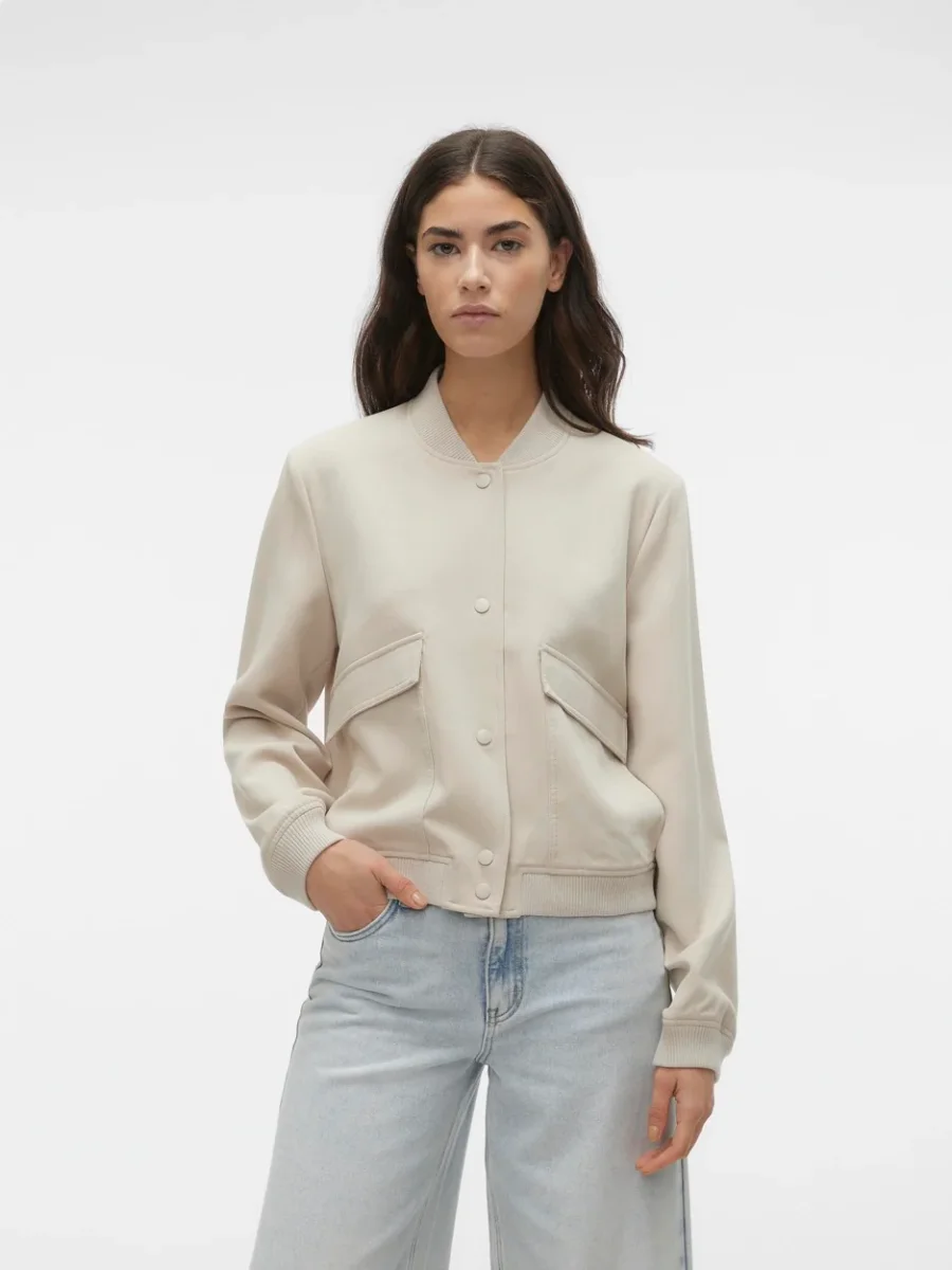 Vmamala Short Jacket Ts - Beige - Afbeelding 3