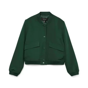 Vmamala Short Jacket Noos - Donkergroen