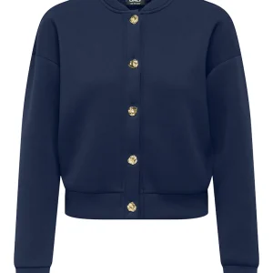 Onlnaomi L/s Bomber Swt - Navy
