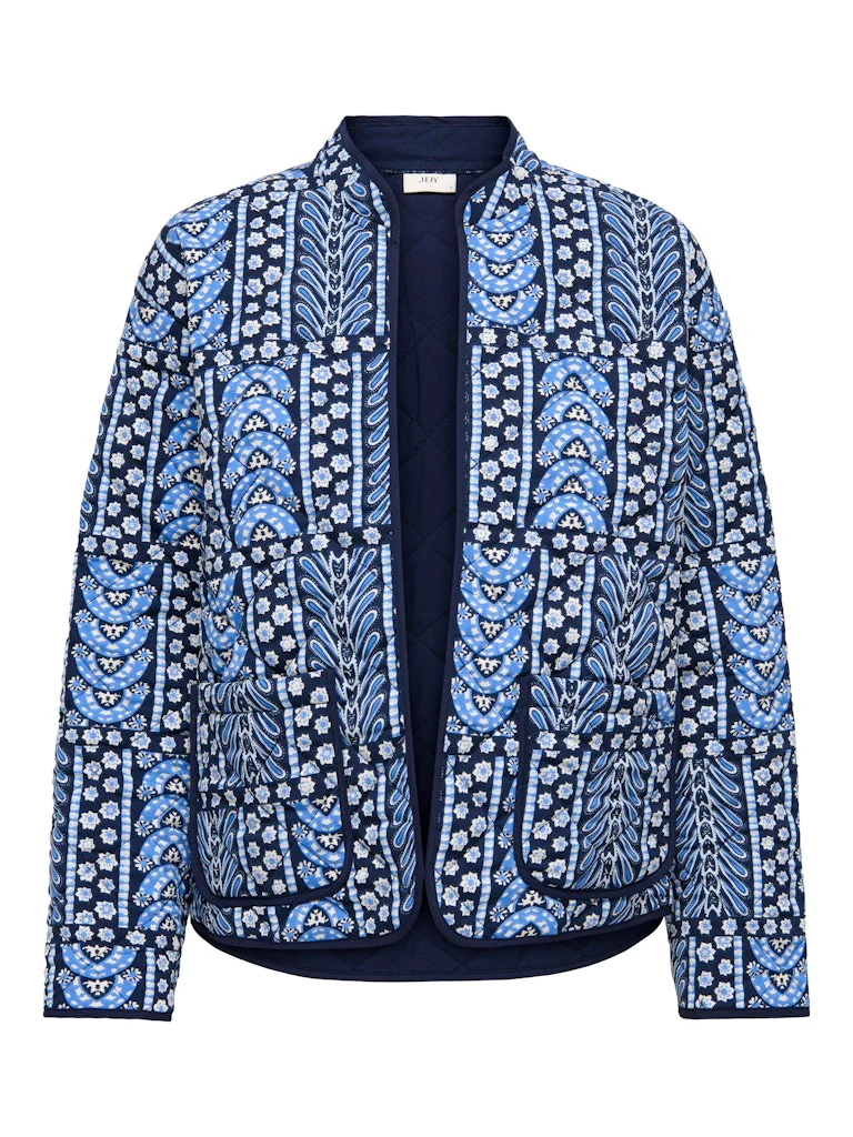 Jdymason L/s Quilted Shacket Wvn - Navy - Afbeelding 2