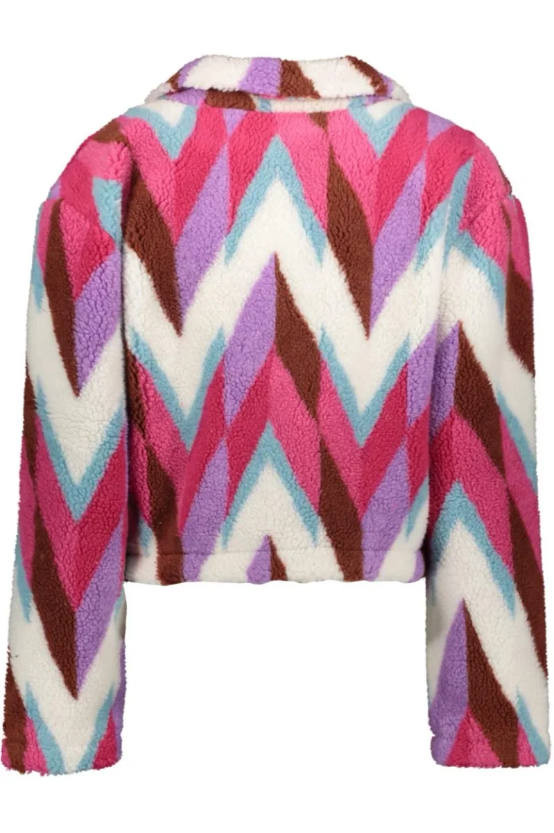 Onlannlo Aop Teddy Jacket Pnt - Roze Dessin - Afbeelding 3