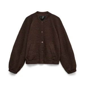 Vmleonie Sl Sweat Bomber Exp - Bruin