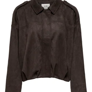 Jdynia Faux Suede Bat Jacket Otw Yfm - Bruin