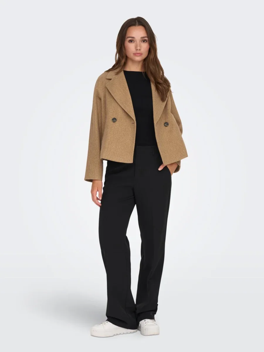 Jdyviola Short Jacket Otw Hab - Camel - Afbeelding 4