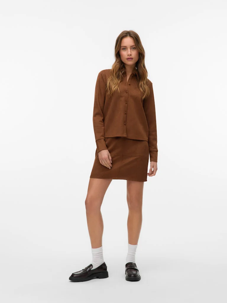 Vmkreta Ls Shirt Jrs Ga - Camel - Afbeelding 6