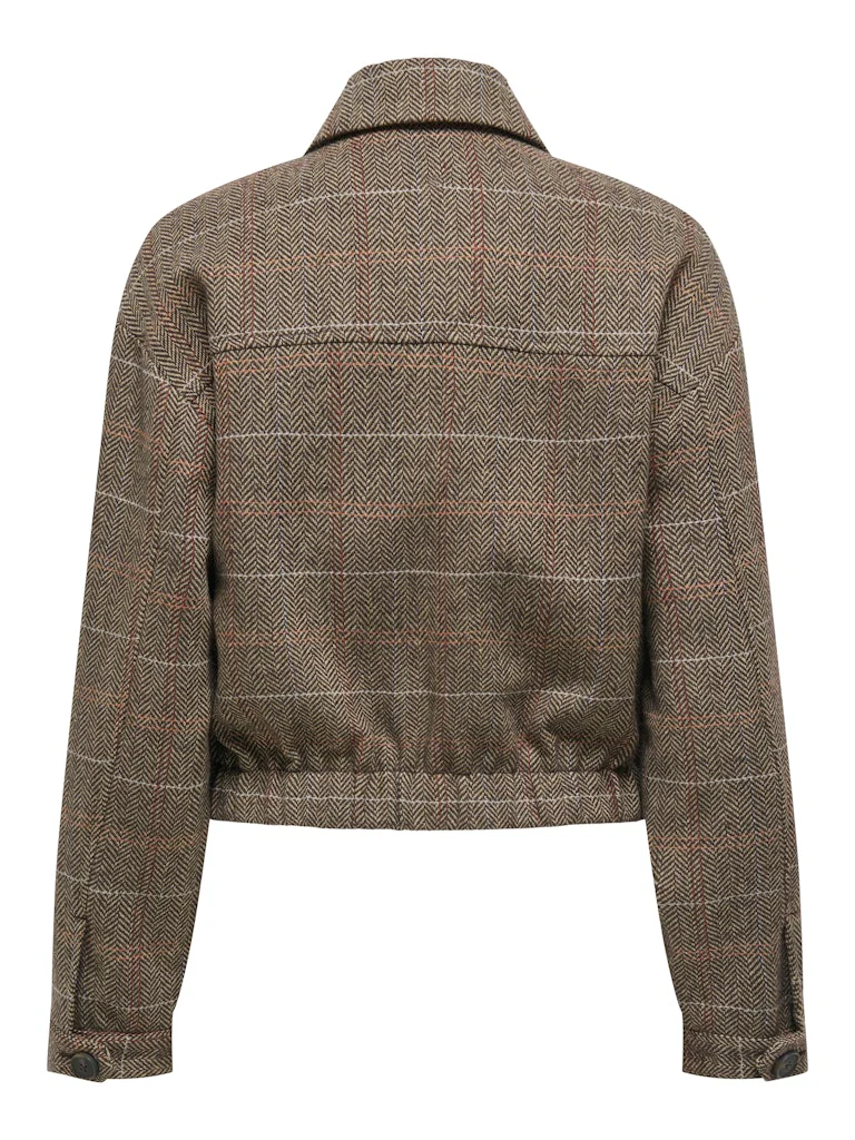 Onlricca Life Check Jacket Otw - Bruin Dessin - Afbeelding 3