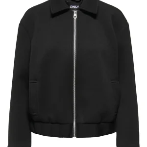 Onljudith Life Sort Scuba Jacket - Zwart