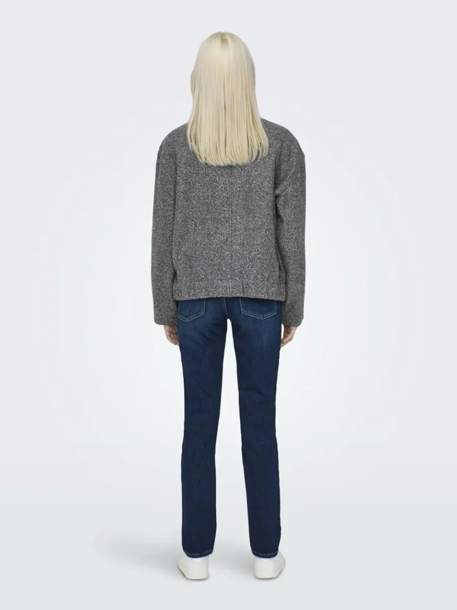 Onlgaia Boucle Bomber Otw Os - Grijs - Afbeelding 5