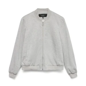 Vmkimiko Ls Short Jersey Bomber Noos - Grijs Melee