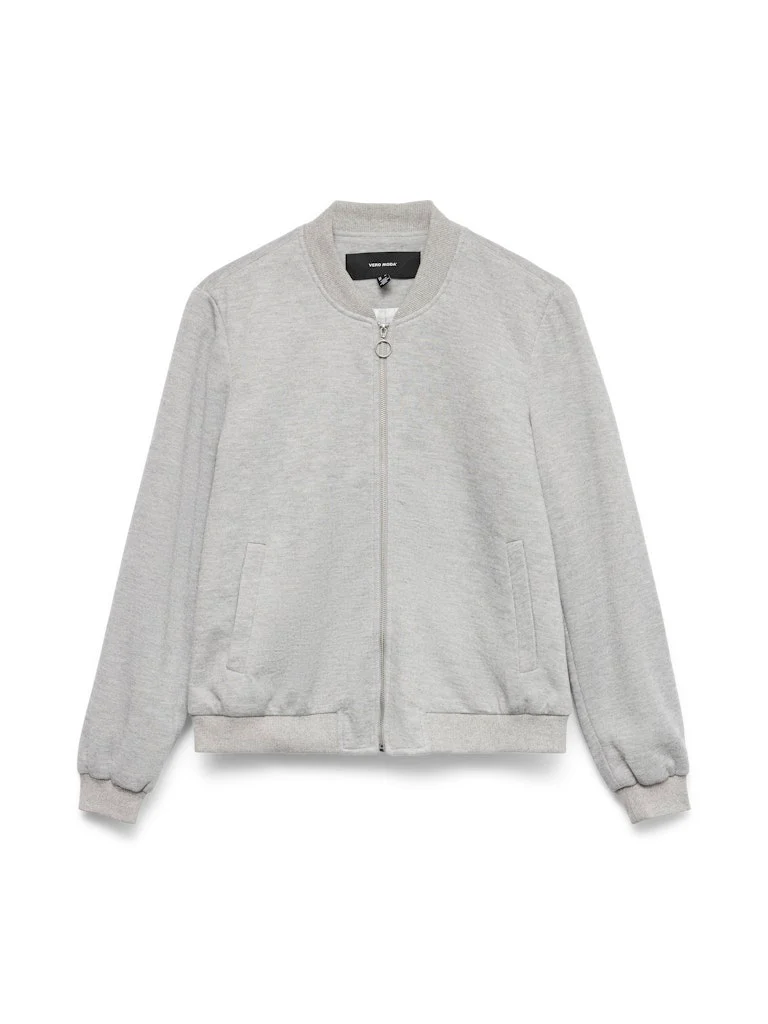 Vmkimiko Ls Short Jersey Bomber Noos - Grijs Melee