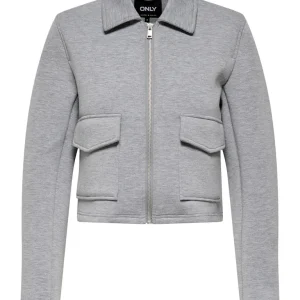 Onljudith Life Scuba Short Jacket Cc Otw - Grijs Melee