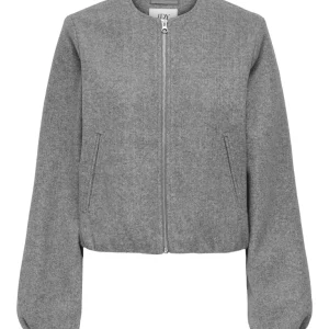Jdyofir Balloon Short Jacket Otw Yfm - Grijs Melee