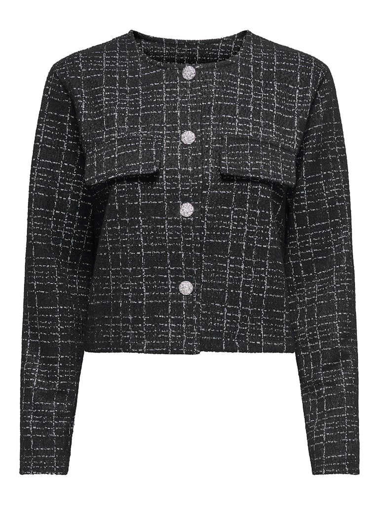 Jdydorit L/s Jacket Jrs - Zwart Dessin