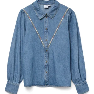 Vmtolla Ls Shirt Yo371 - Blue Denim