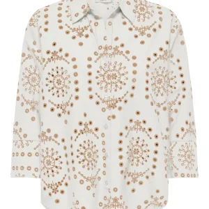 Jdyemma 3/4 Embroidery Shirt Wvn Ex - Wit Dessin