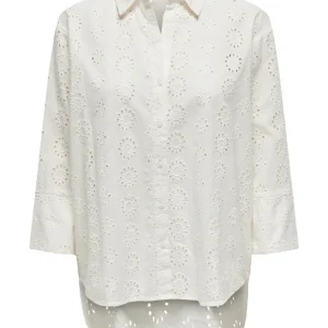 Jdytallie 3/4 Long Shirt Wvn Noos - Off-white