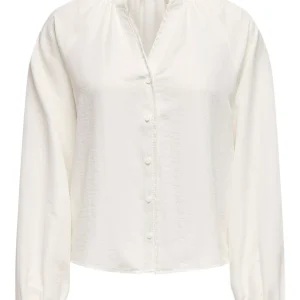 Jdyloli L/s Lace Shirt Wvn Dia - Off-white
