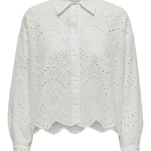 Onlvalais L/s Shirt Wvn Noos - Off-white