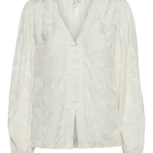 Vmmola L/s Shirt Wvn Btq - Off-white