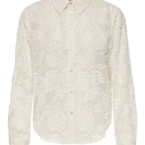 Jdymaia L/s Shirt Wvn - Ecru