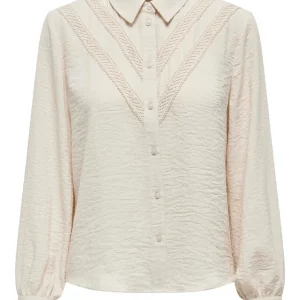 Jdyrachel L/s Lace Shirt Wvn - Zand
