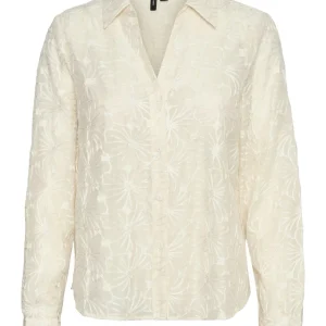 Vmkane Ls Shirt Wvn - Beige