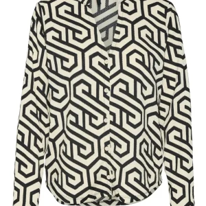 Vmmerve Ls Shirt Jrs Boo - Zand Dessin