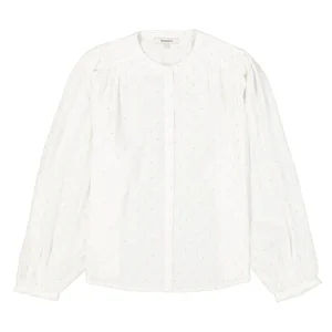 Blouse Lurex - Wit Dessin