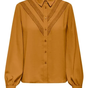 Jdyrachel L/s Lace Shirt Wvn - Oker
