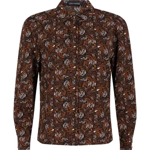 Blouse Lilith - Oranje Dessin