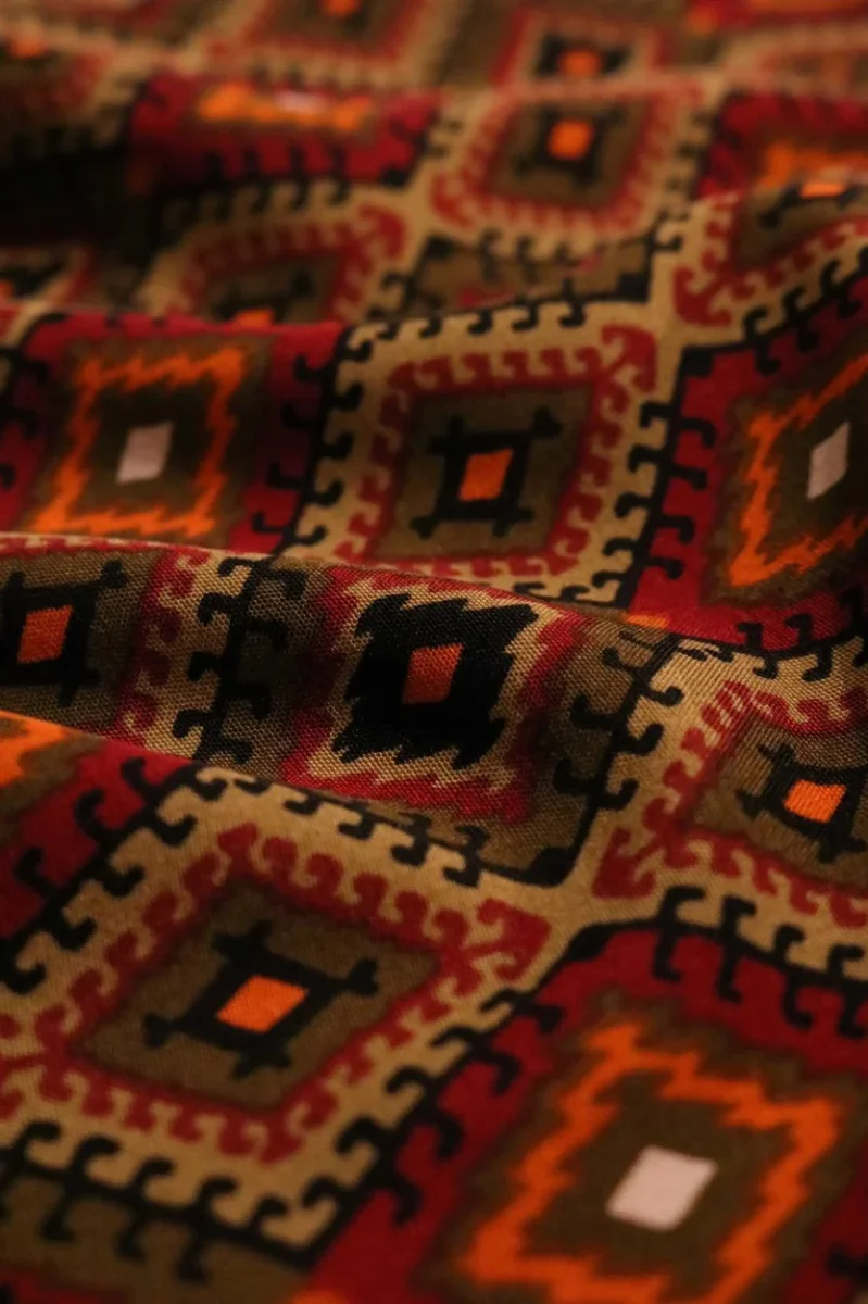 Blouse Violet - Groen Dessin - Afbeelding 6