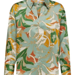Onlpalma L/s Shirt Ptm - Groen Dessin