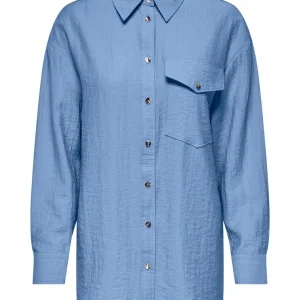 Onltania Life Ls Shirt Wvn - Lichtblauw