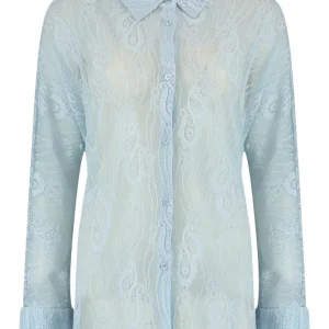 Onlnewlina Grace Shaine Shirt Wvn - Lichtblauw