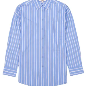 Blouse Lm - Blauw Dessin