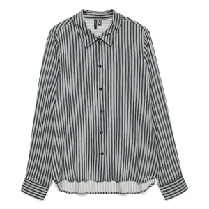 Vmbumpy L/s Basic Shirt Wvn Ga Noos - Blauw Dessin