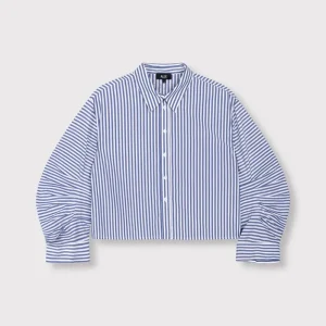 Fancy Stripe Blouse - Blauw Dessin