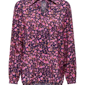 Jdycamille L/s Shirt Wvn - Blauw Dessin