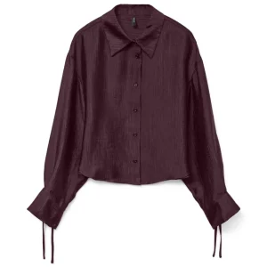 Jdylayla L/s Hn Stripe Pullover Knt - Bordeaux