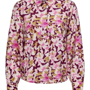 Jdyjuliet L/s Shirt Wvn - Paars Dessin