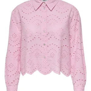 Onlvalais L/s Shirt Wvn Noos - Licht Roze