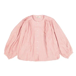 Blouse L/s - Roze Dessin