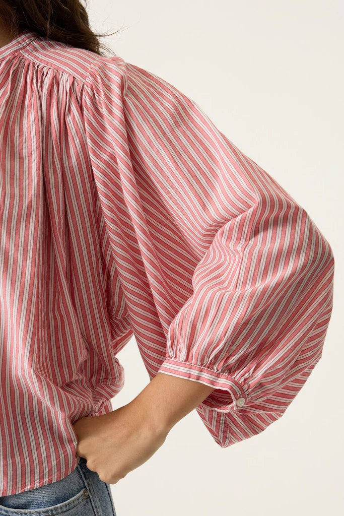 Blouse L/s - Roze Dessin - Afbeelding 3