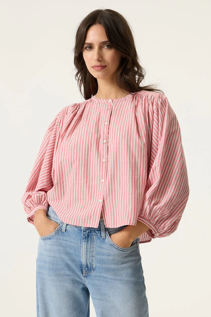 Blouse L/s - Roze Dessin - Afbeelding 4