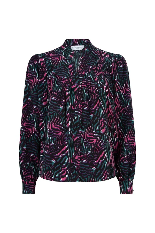 Blouse Amee - Roze Dessin - Afbeelding 2