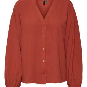 Vmeye L/s Top Wvn Btq Ga - Roest