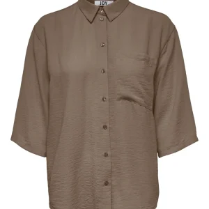 Jdydivya 3/4 Loose Shirt Wvn Noos - Taupe