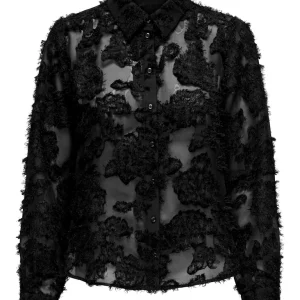 Jdymaia L/s Shirt Wvn - Zwart