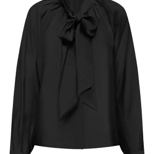 Jdybeatrice Life L/s Bow Shirt Wvn - Zwart