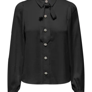 Onlkathrine Ls Tie Jewlery Buttons - Zwart